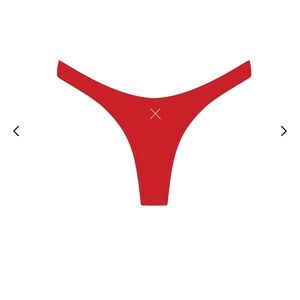Boutine LA Red High-Leg Bikini Bottom